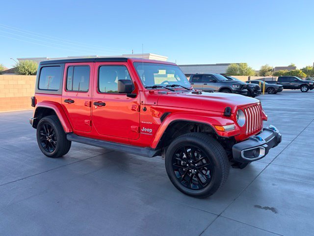 Used 2023 Red Jeep Sahara 4xe image 5