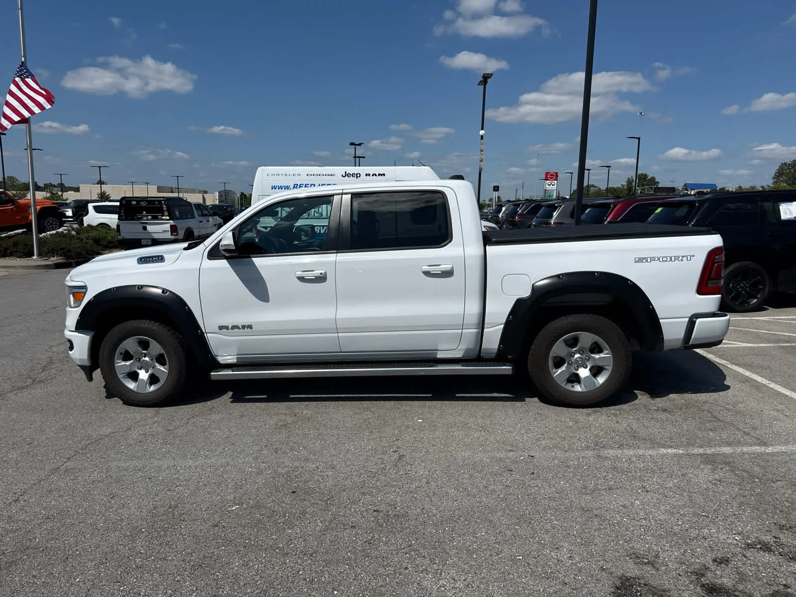 Used 2020 Bright White Clearcoat Ram Big Horn image 8