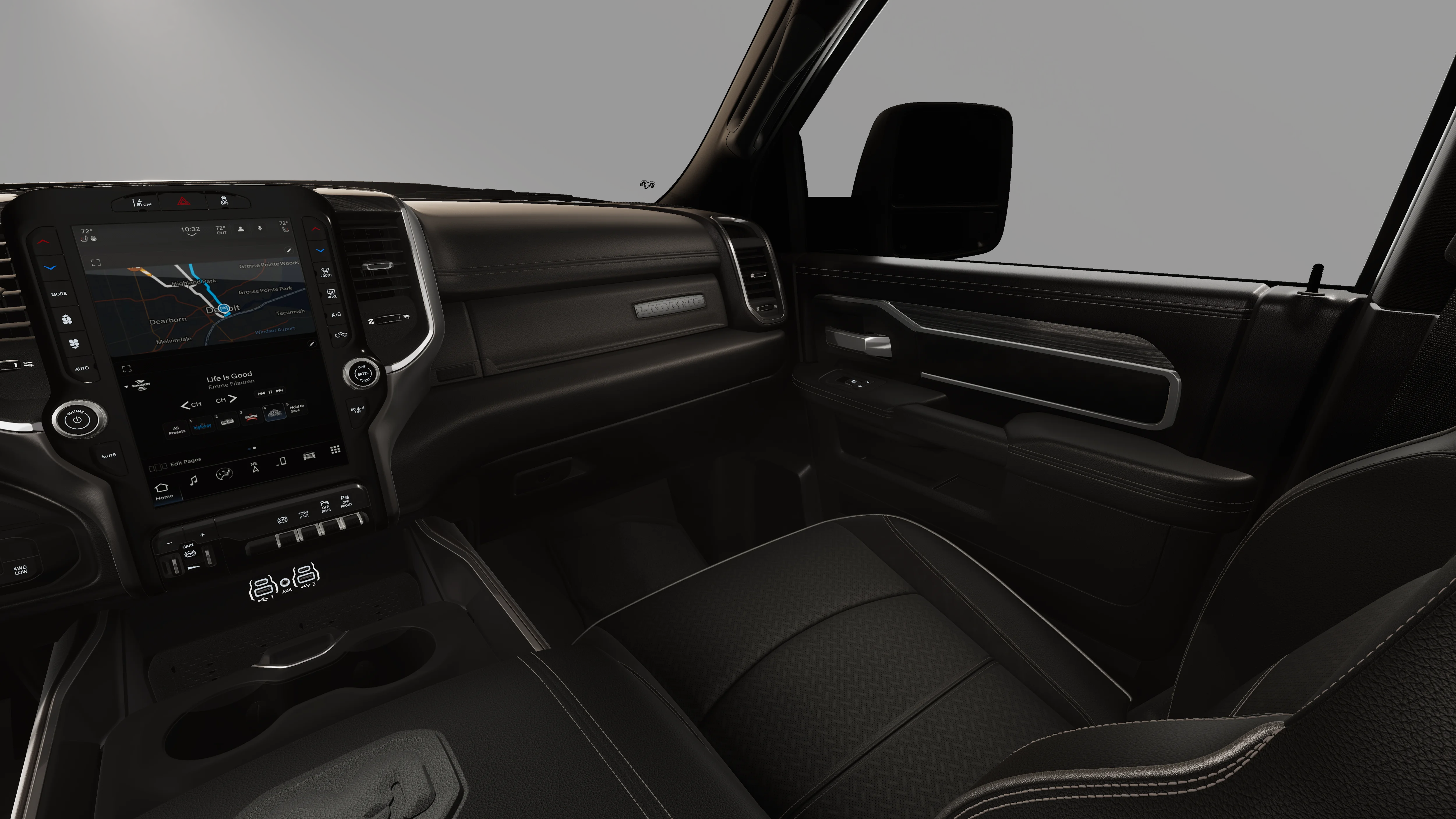 New 2026 Forged Blue Metallic Exterior Paint RAM LARAMIE image 19