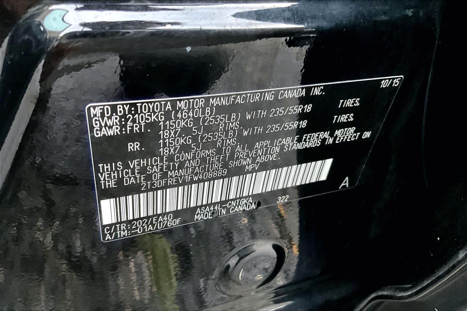 Used 2015 Black Toyota Limited image 34