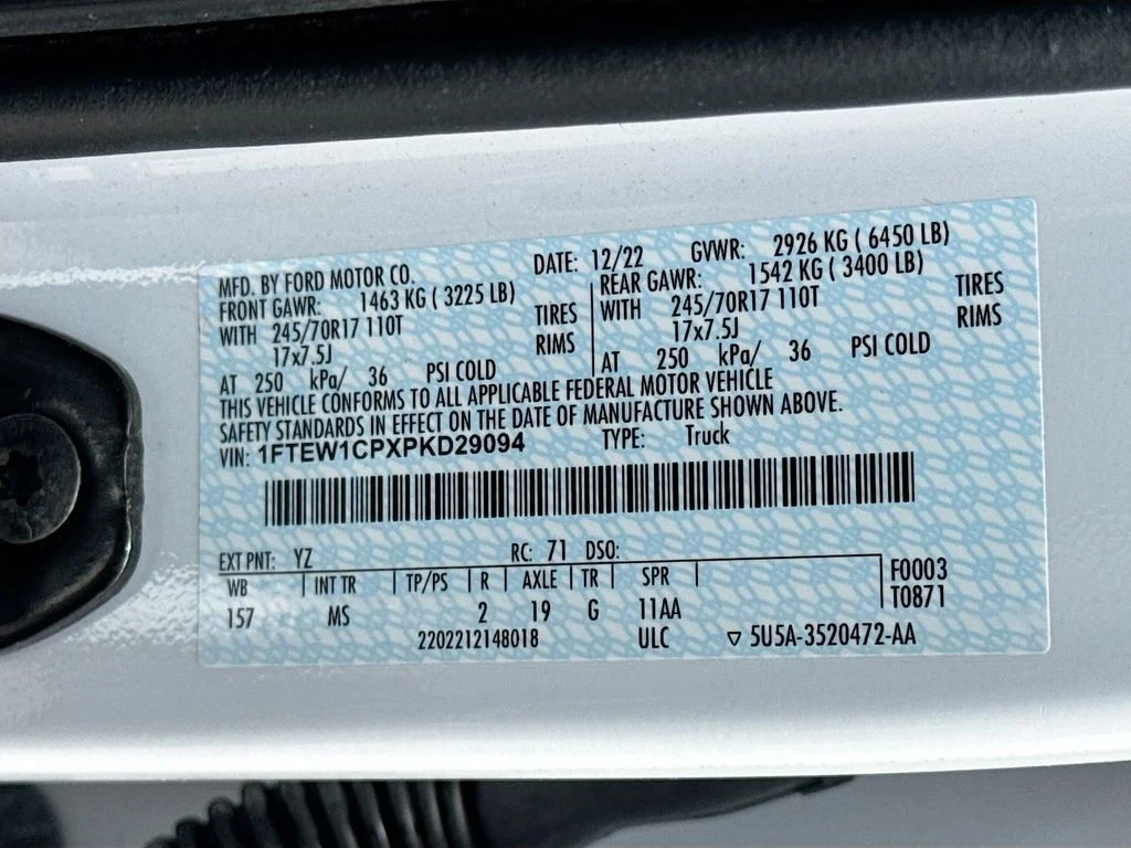 Used 2023 White Ford XLT image 31