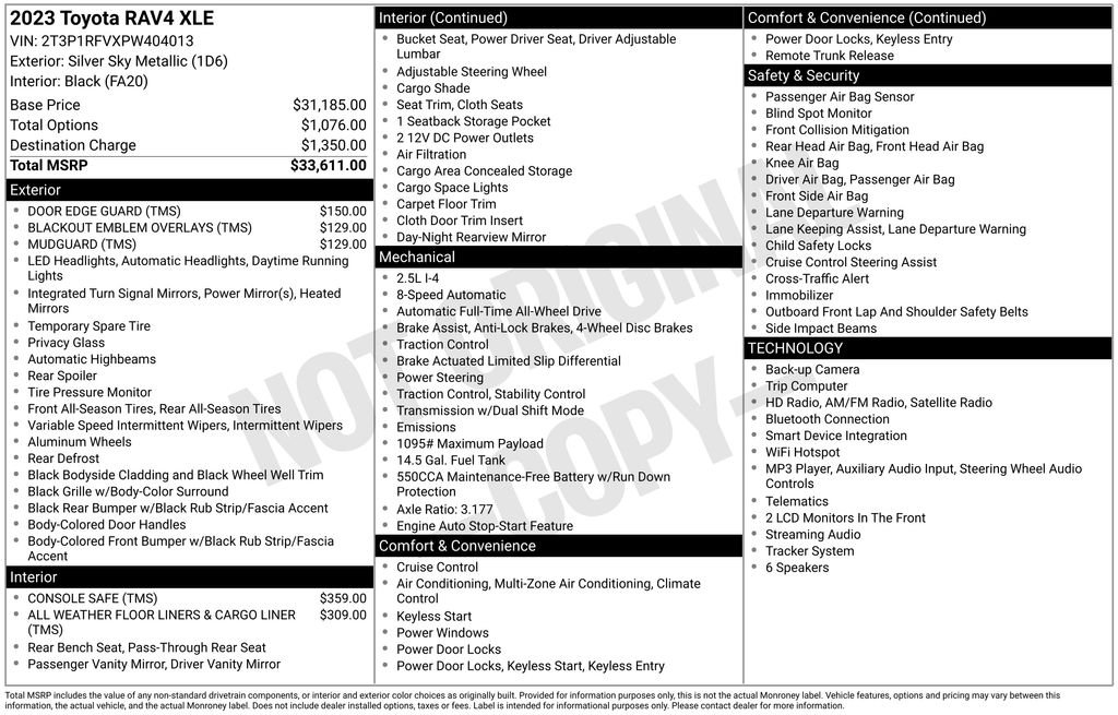 Used 2023 Silver Toyota XLE image 24