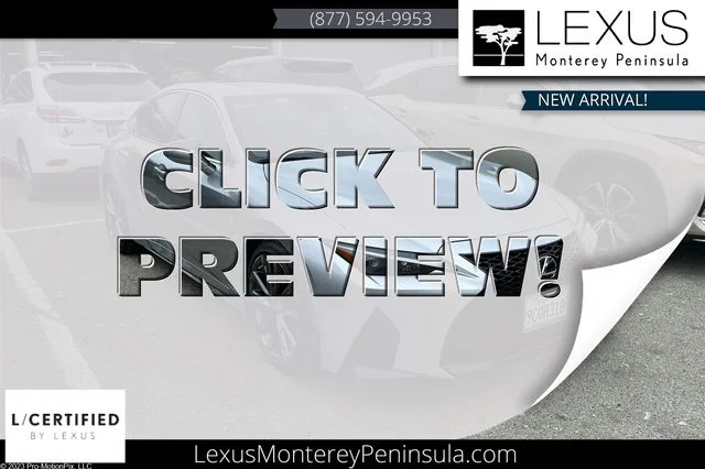 Certified Used 2022 Silver Lexus 350 F SPORT image 1