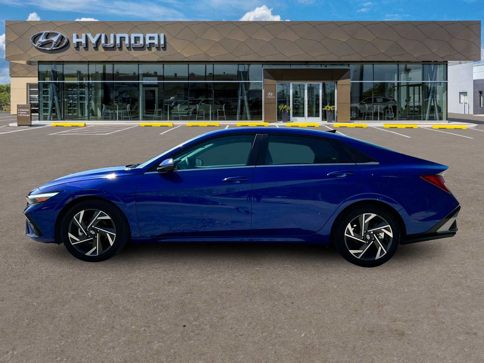 Used 2025 Intense Blue Hyundai Limited image 3