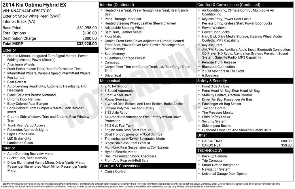 Used 2014 Black Kia EX image 6