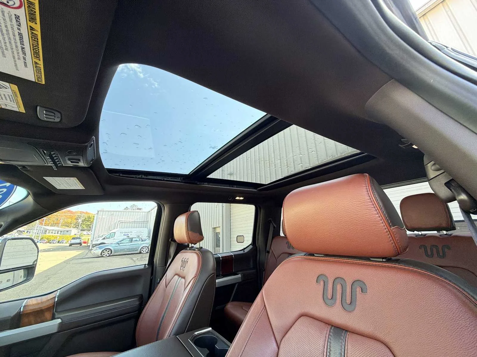 Used 2021 Antimatter Blue Metallic Ford King Ranch image 16