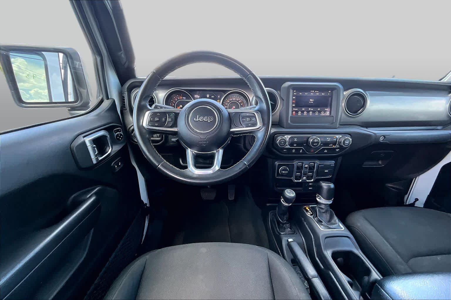 Used 2020 Bright White Clearcoat Jeep Sport S image 6