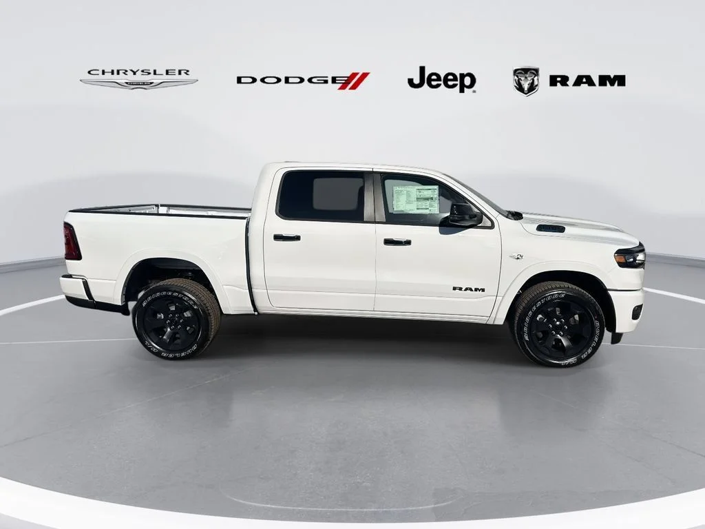 New 2026 Bright White Clear-Coat Exterior Paint RAM Big Horn/Lone Star image 2