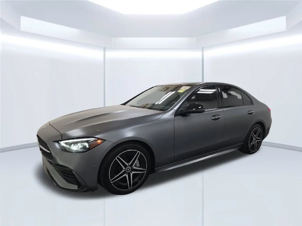 Certified Used 2023 Gray Mercedes-Benz C 300 image 2