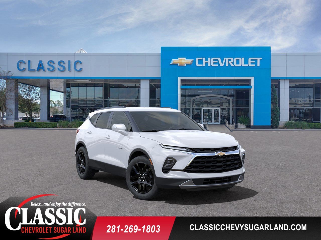 Summit White 2025 Chevrolet Blazer LT AWD SUV / Crossover 9-Speed Automatic