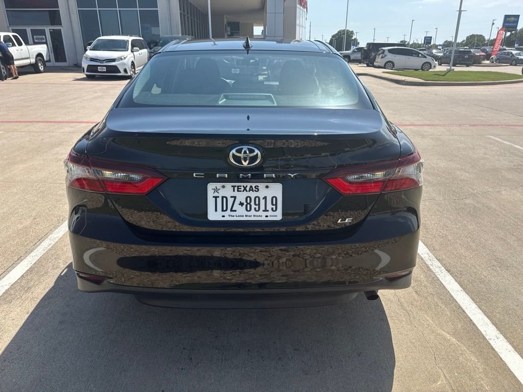 Used 2021 Black Toyota LE image 3