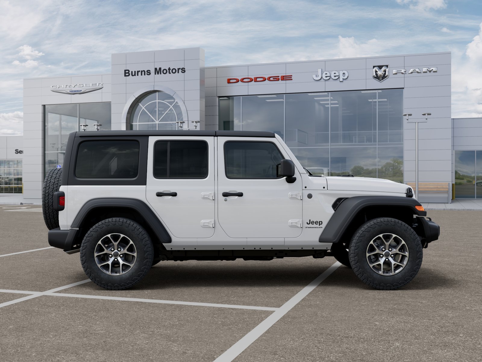 New 2026 Bright White Clearcoat Jeep Sport S 4-Door image 47