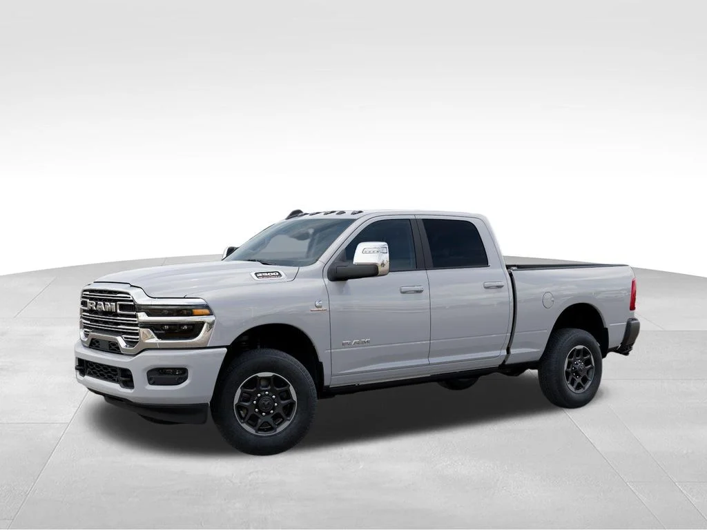 New 2026 Bright White Clear-Coat Exterior Paint RAM Laramie image 2