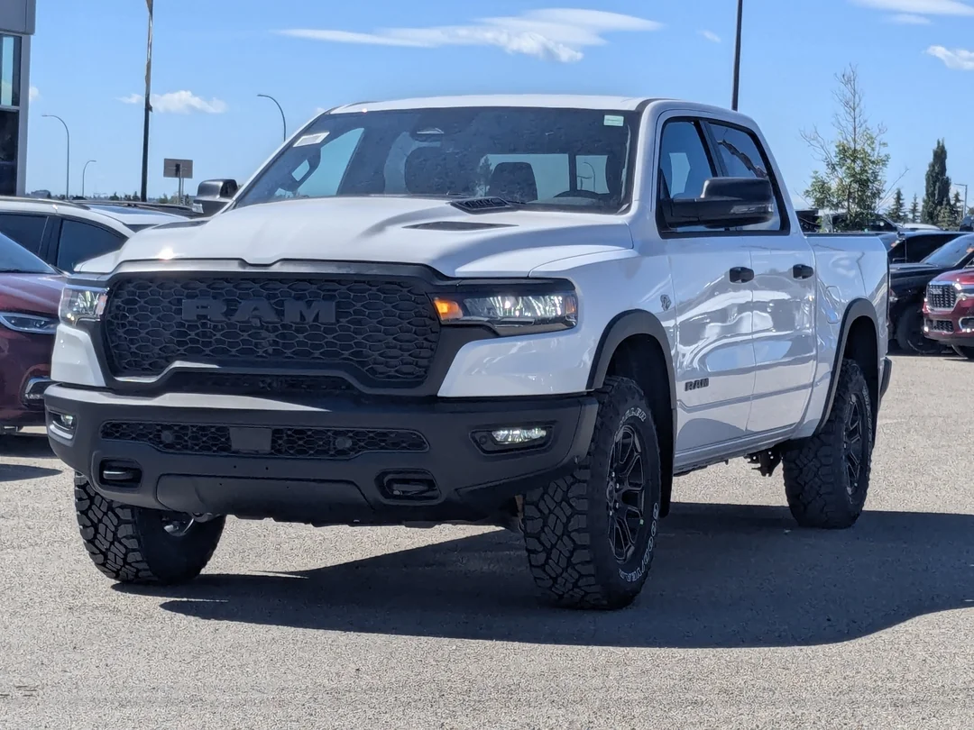 New 2026 White RAM Rebel - - 4x4 - 5.7L HEMI V8 - Customer Preferred Pkg 27W - Trailer Brake Control & More! image 4