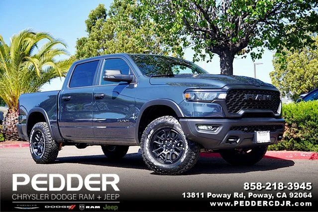 New 2026 Forged Blue Metallic Exterior Paint RAM Rebel image 1