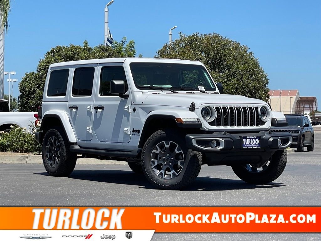 New 2026 Bright White Clear-Coat Exterior Paint Jeep Sahara image 1