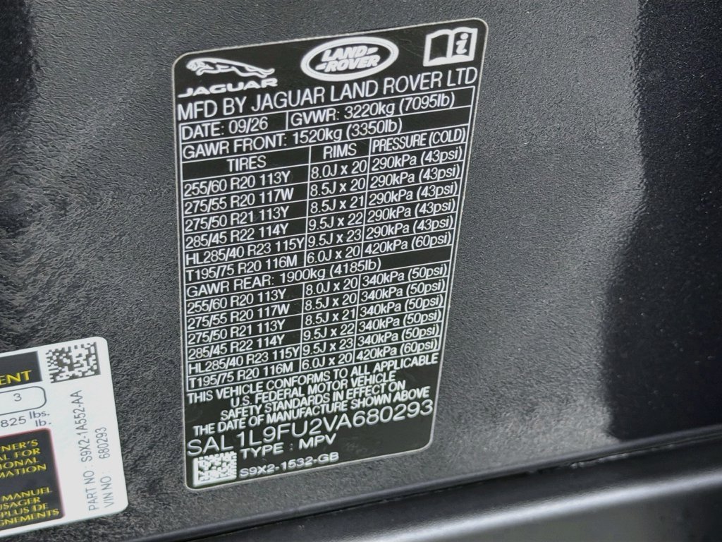 New 2027 Carpathian Grey Land Rover Dynamic SE P400 image 34