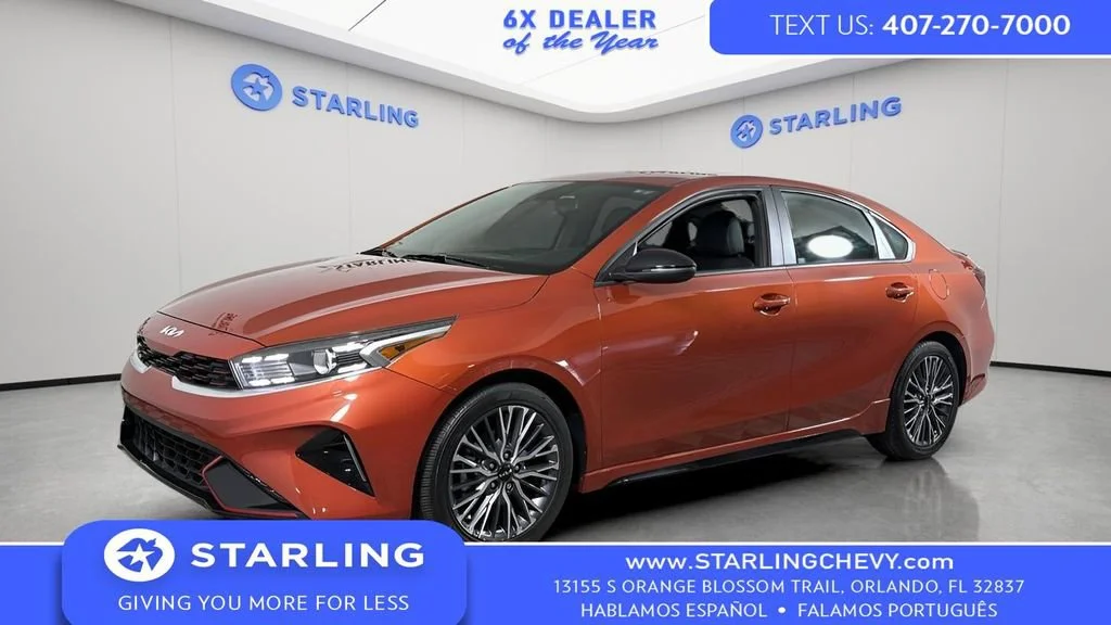 Used 2023 Orange Kia GT-Line image 1