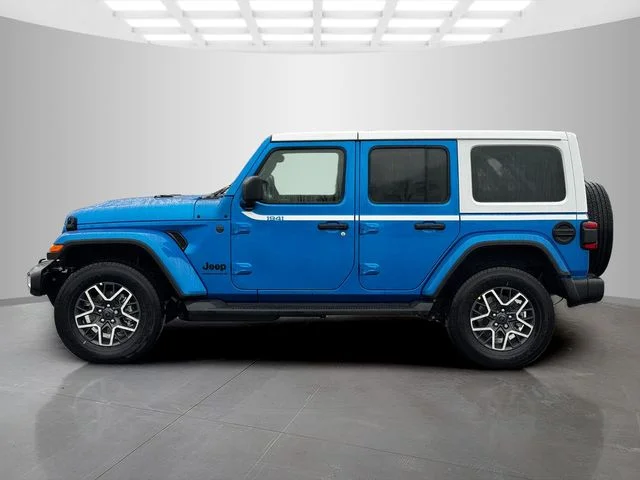 New 2026 Hydro Blue Pearl-Coat Exterior Paint Jeep Sahara image 4