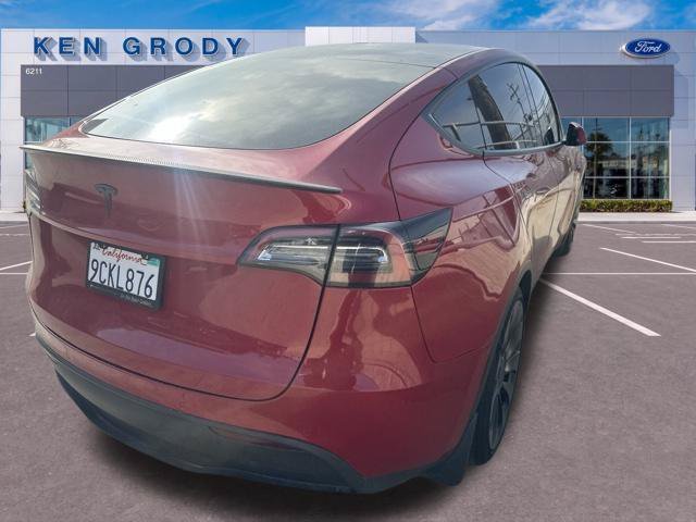 Used 2022 Red Tesla Performance image 7