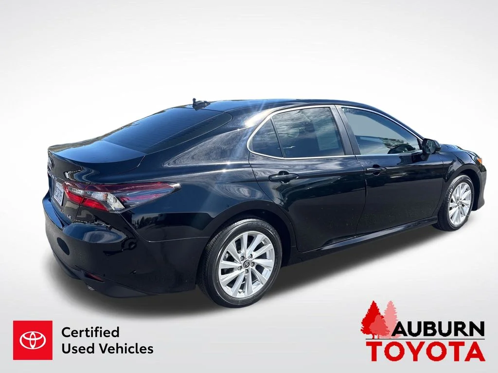 Certified Used 2023 Midnight Black Metallic Toyota LE image 8