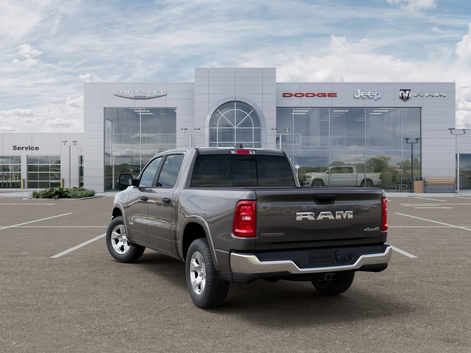 New 2026 Granite Crystal Metallic Clearcoat RAM Big Horn/Lone Star image 3