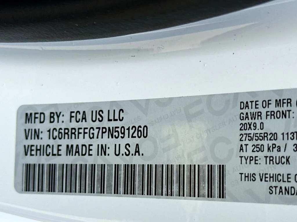 Used 2023 Bright White Clearcoat Ram Big Horn image 33