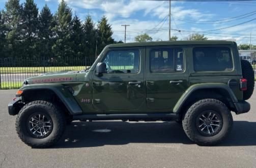 Used 2021 Green Jeep Unlimited Rubicon image 1