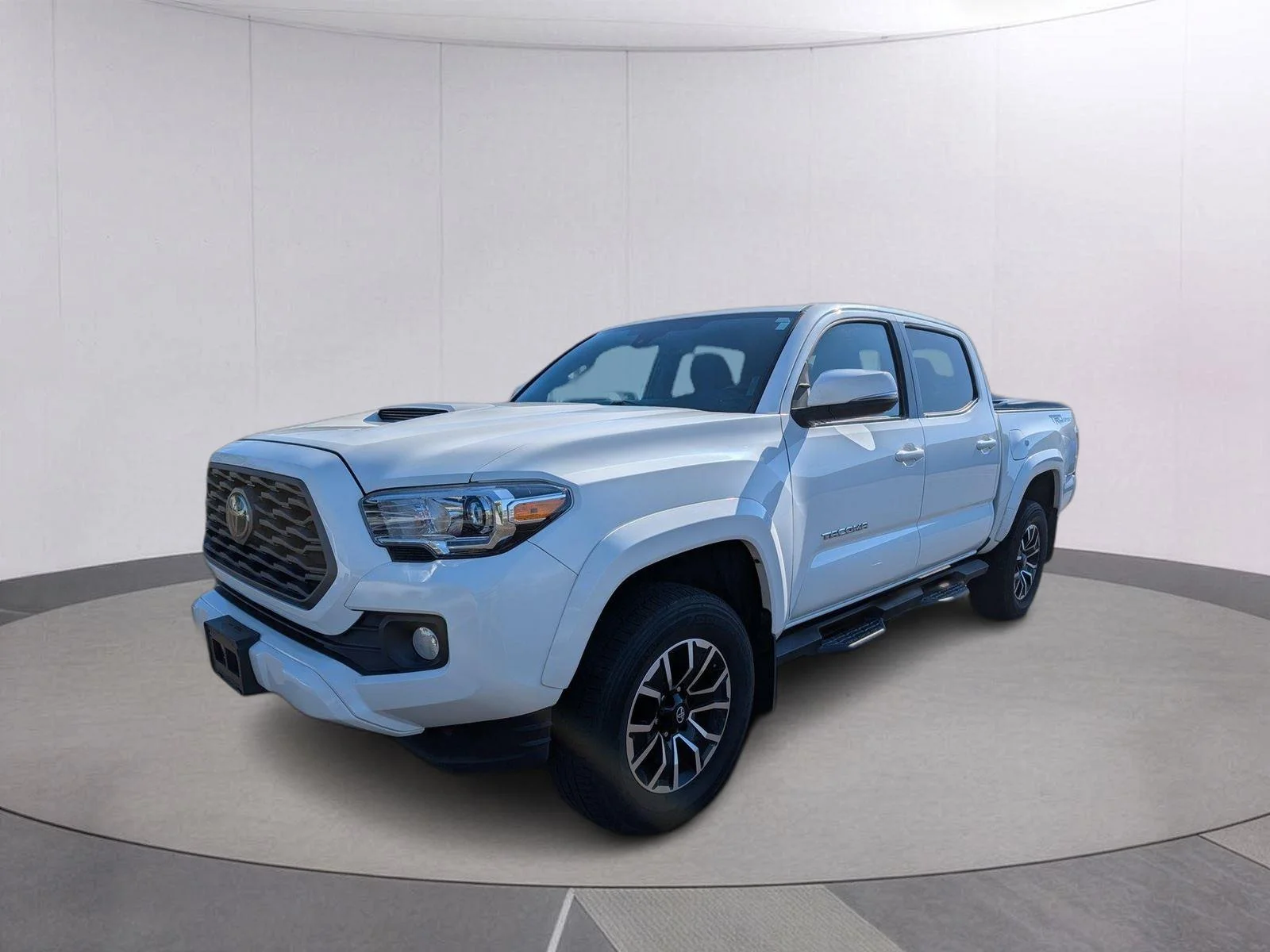 Used 2021 Super White Toyota TRD Sport image 1