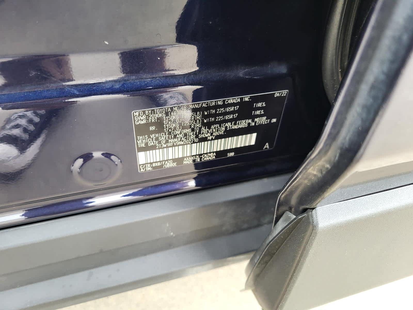 Used 2022 Blueprint Toyota XLE image 27