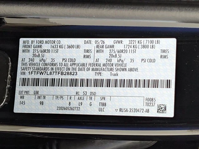 New 2026 Agate Black Metallic Ford Platinum® image 69