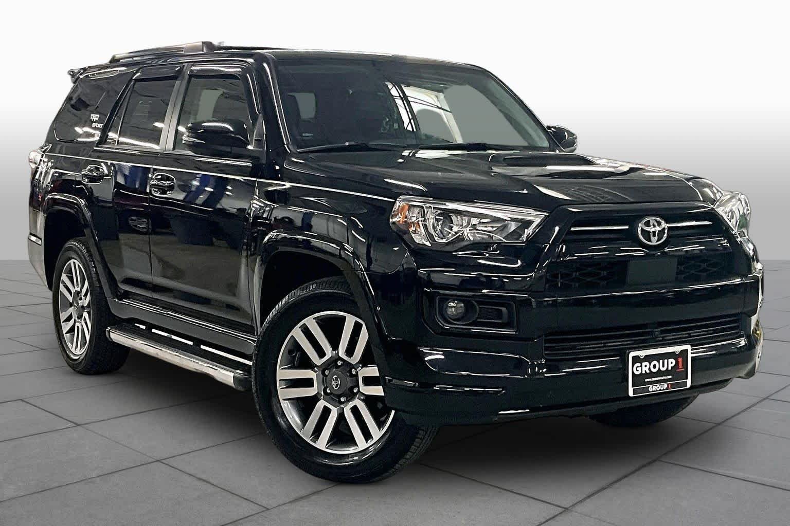 Used 2022 Midnight Black Metallic Toyota TRD Sport image 3