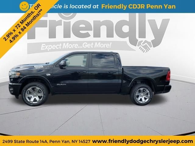 New 2026 Diamond Black Crystal Pearl-Coat Exterior Paint RAM Big Horn/Lone Star image 2