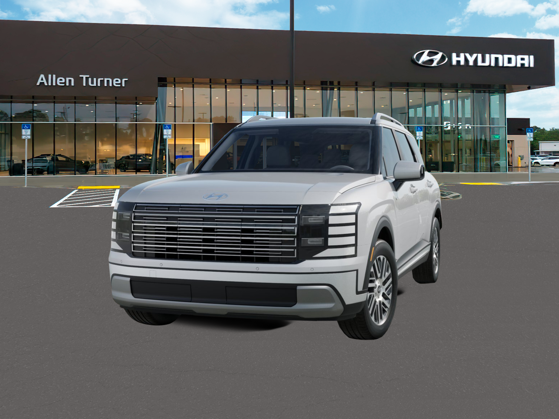 New 2026 Creamy White Pearl Hyundai SEL FWD image 1