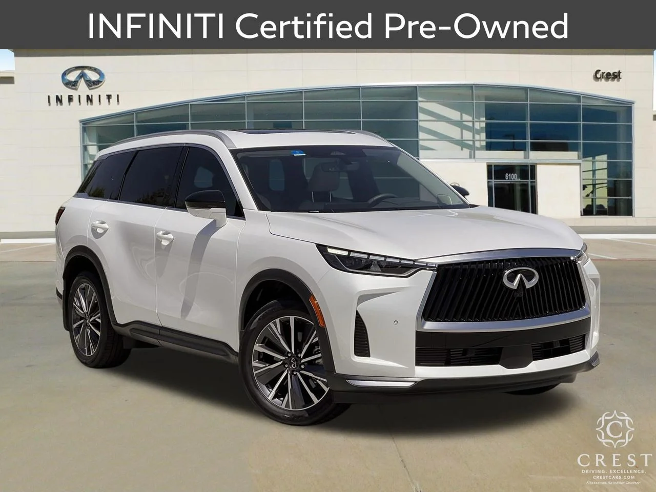 Certified Used 2027 Radiant White INFINITI LUXE image 2
