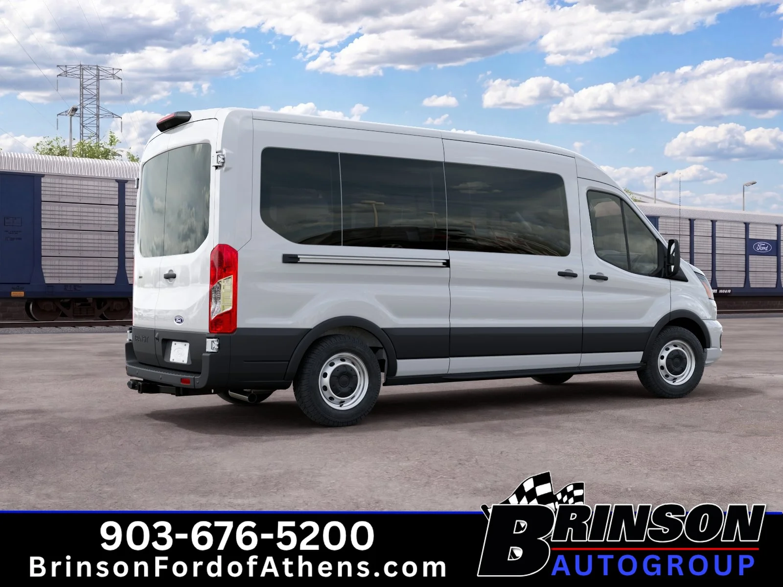 New 2027 Oxford White Ford Passenger Van XL image 6