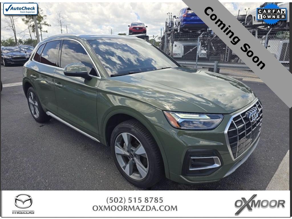 Used 2023 District Green Metallic Audi Premium Plus image 1