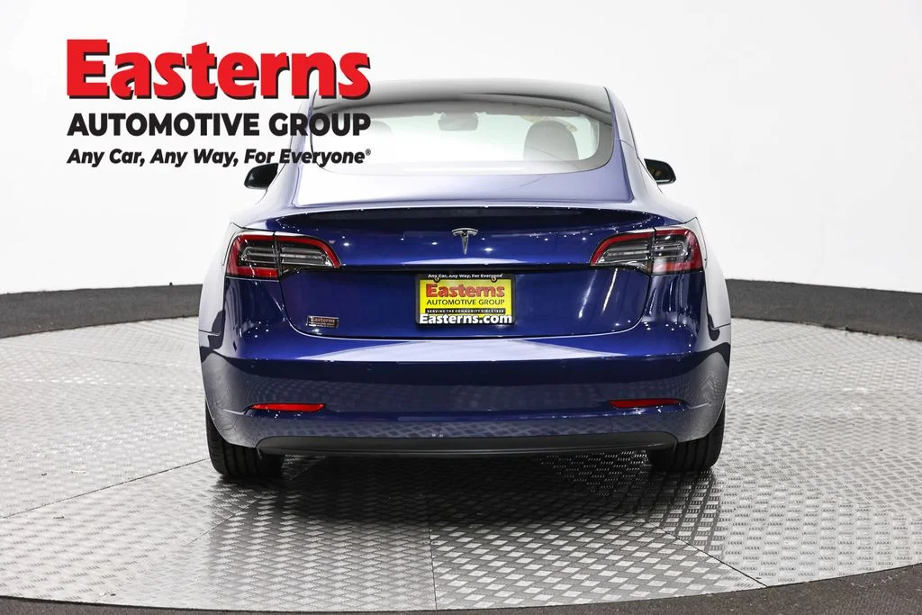 Used 2021 Blue Tesla Standard Range Plus image 6