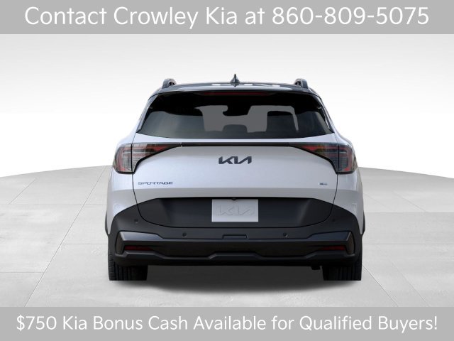 New 2027 Glacial White Pearl / Black Ro Kia X-Line image 13