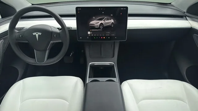 Used 2024 Pearl White Multi-Coat Tesla Standard Range image 7