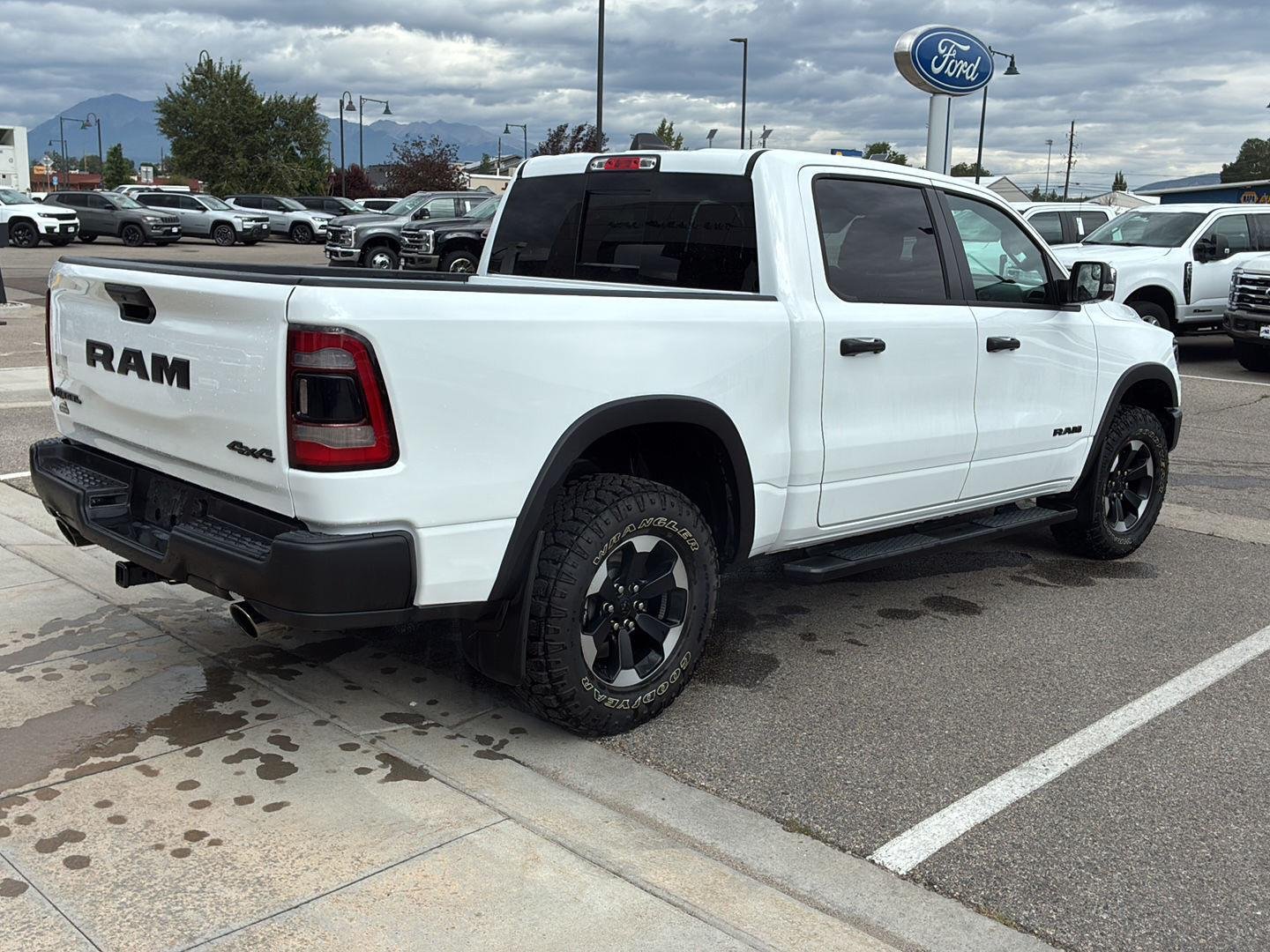 Used 2022 Bright White Clearcoat Ram Rebel image 3