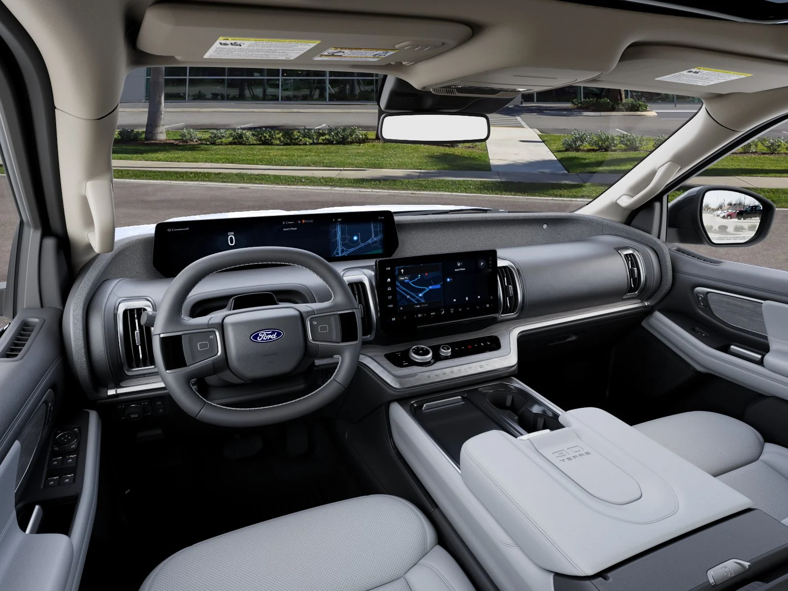 New 2027 Star White Metallic Tri-Coat Ford Platinum image 33