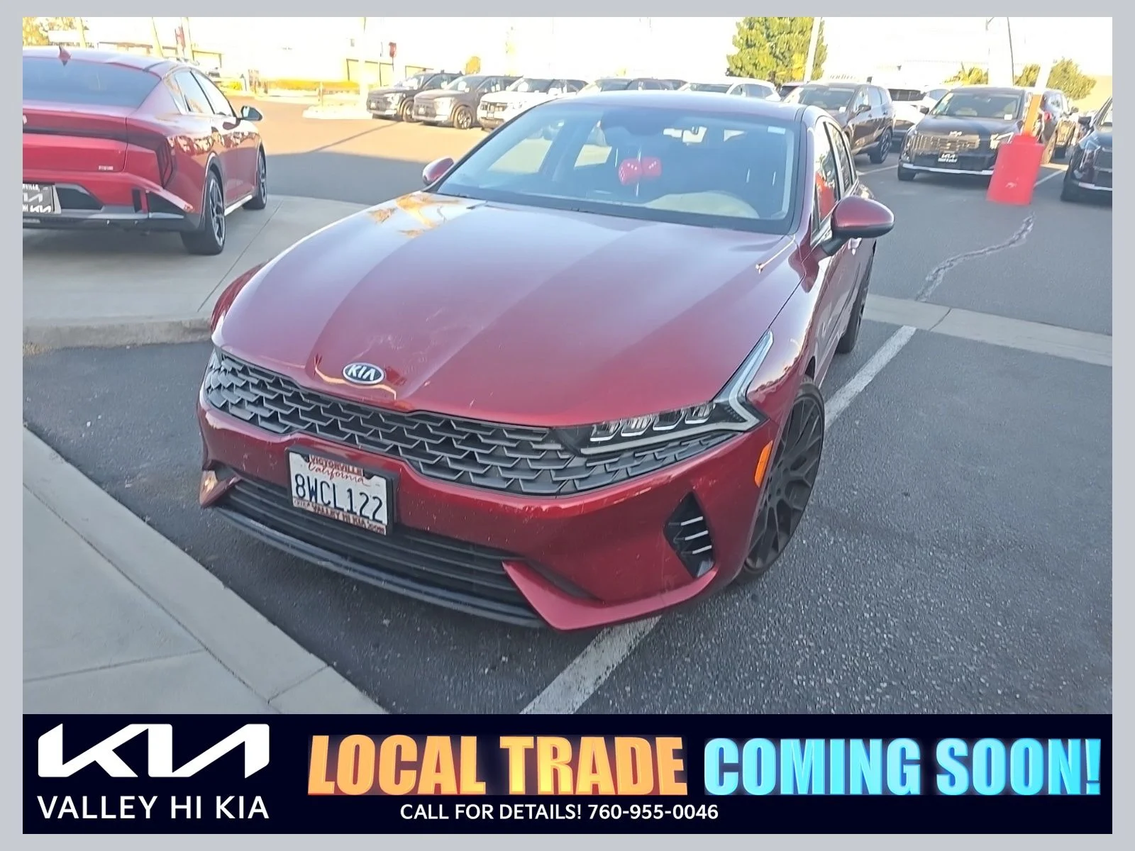 Used 2021 Passion Red Kia LX image 1