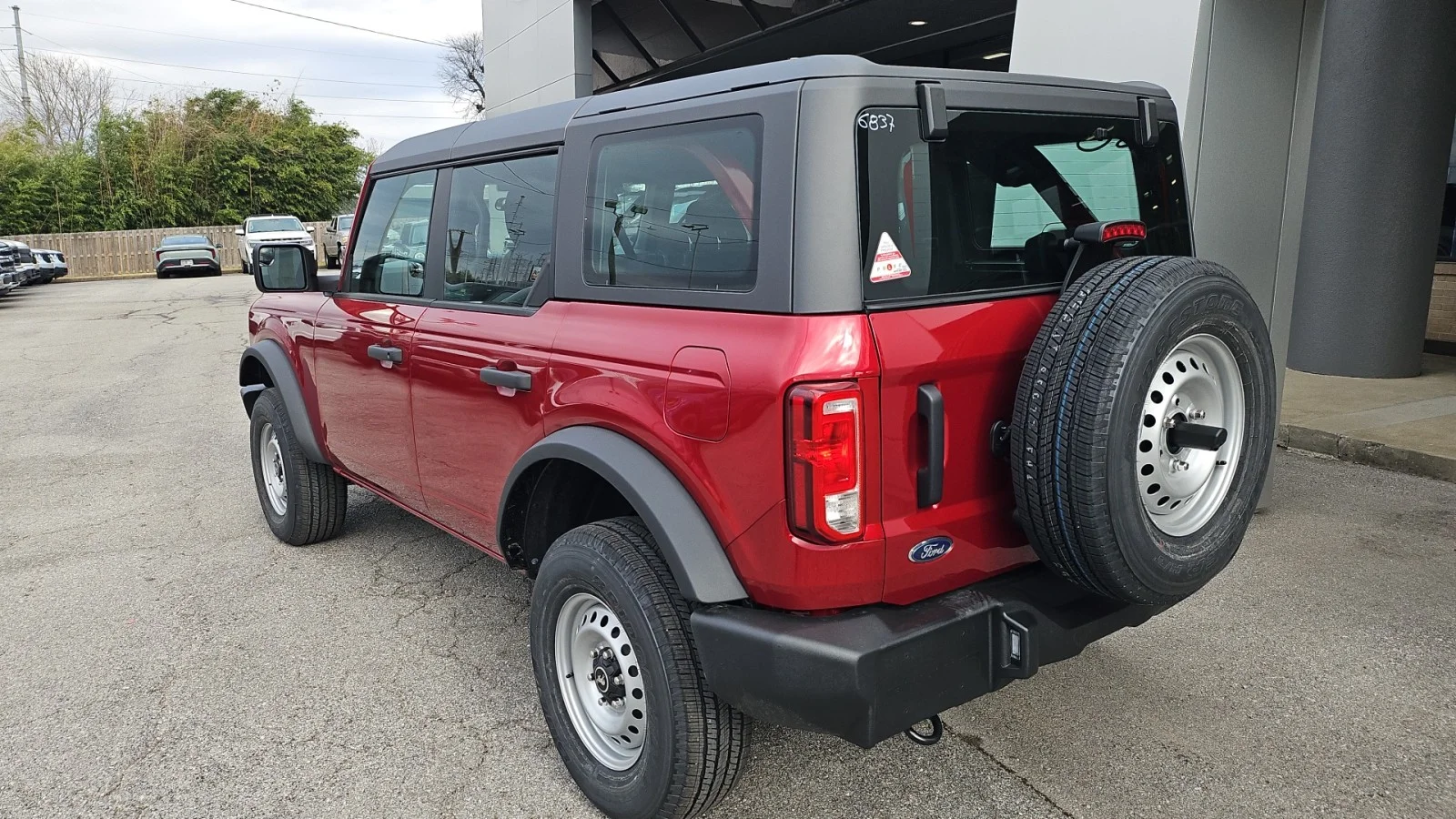 New 2025 Ruby Red Metallic Tinted Clearcoat Ford Base 4WD image 4