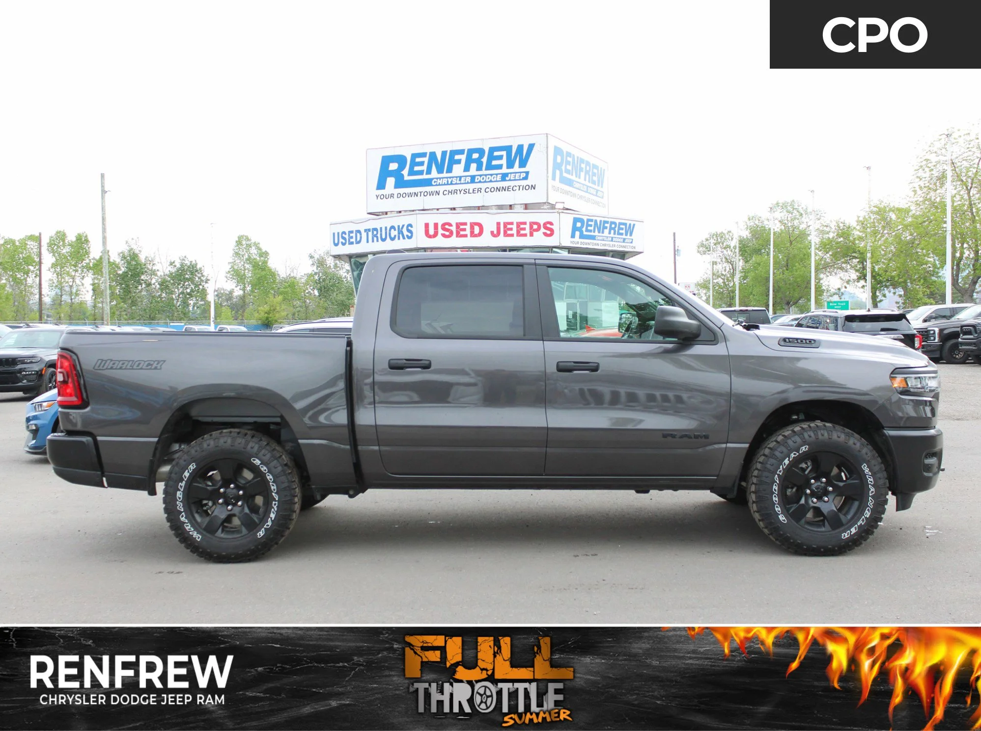 Certified Used 2026 Grey RAM Warlock * No Accidents | Twin-Turbo | 420 HP  | Bedliner | Trailer Brake Control | Skid Plates image 1