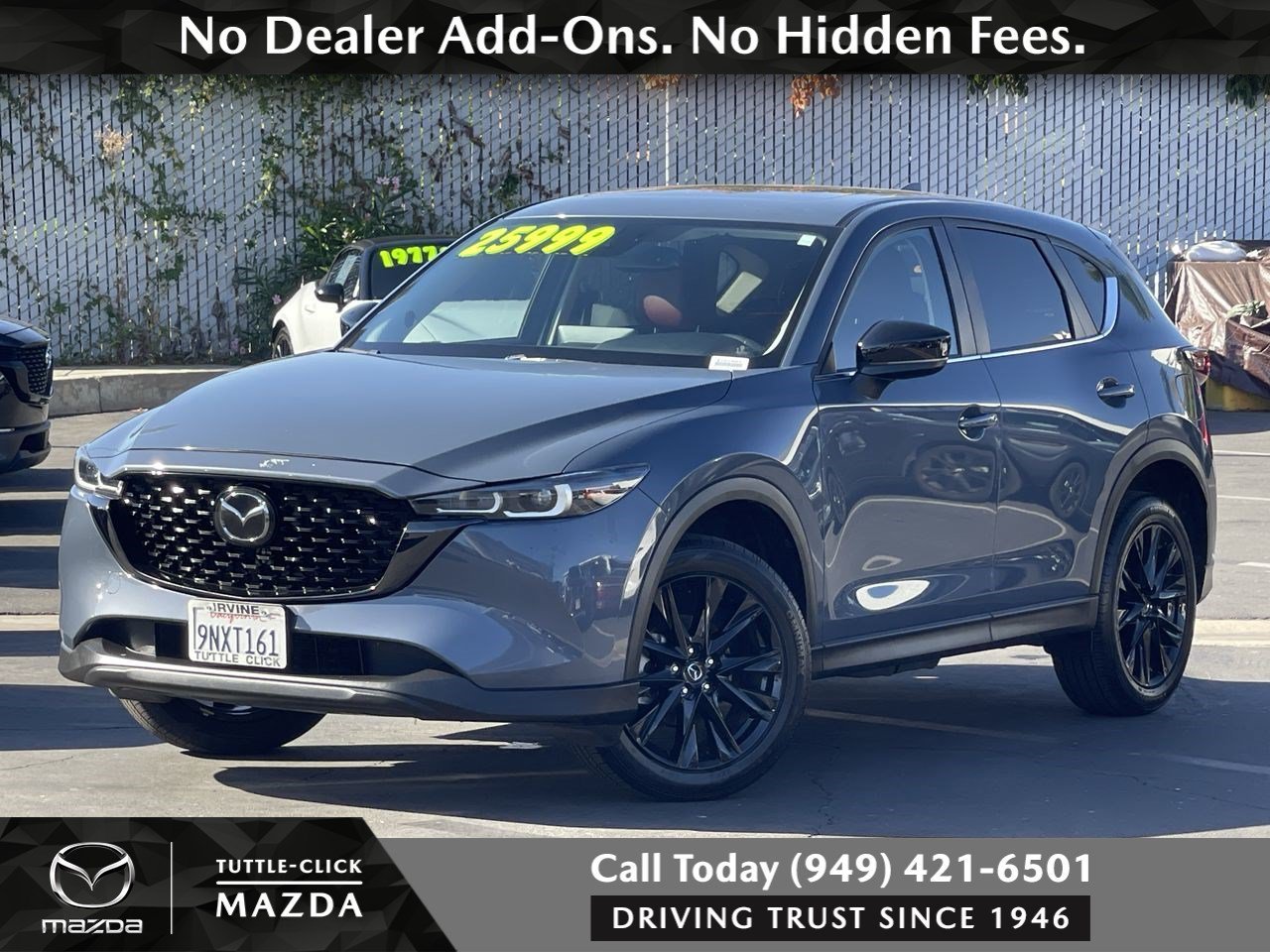Used 2024 Polymetal Gray Metallic Mazda 2.5 S Carbon Edition image 1