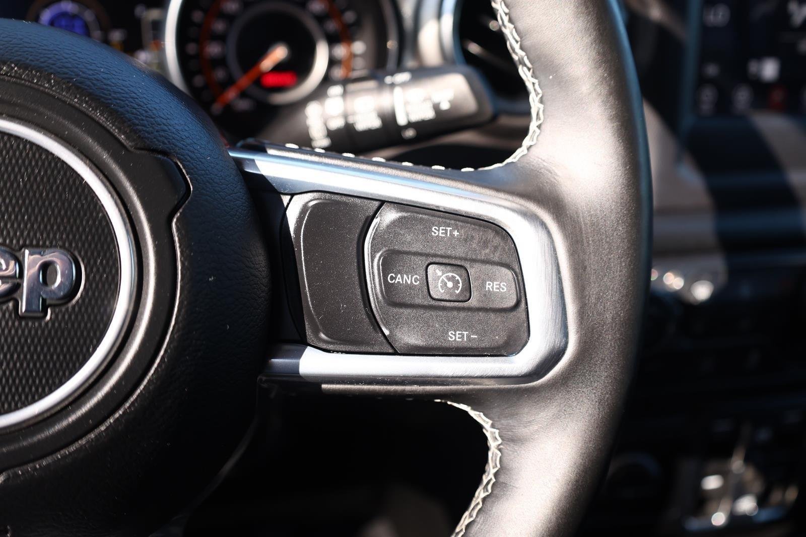 Used 2020 Bright White Clearcoat Jeep Sahara image 30