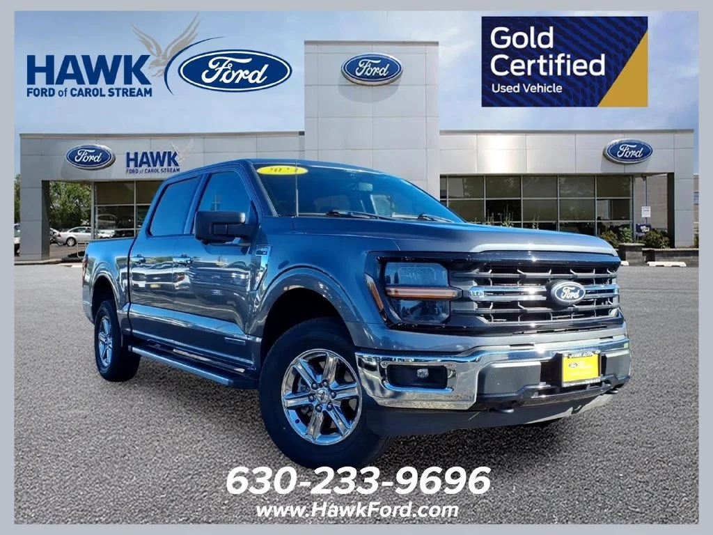 Certified Used 2024 Gray Metallic Ford XLT image 1