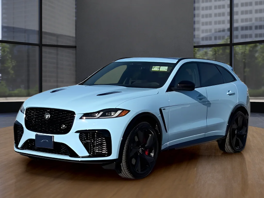 New 2026 Blue Jaguar SVR image 1