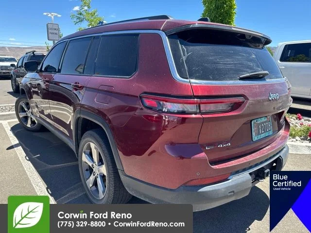 Used 2021 Velvet Red Pearlcoat Jeep Limited image 5